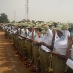 long queue of job seekers