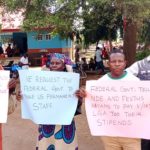 Special Public Works beneficiaries protest non-payment of stipends in Benue