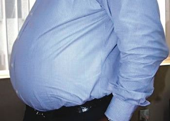 Is this middle age spread? My pot belly