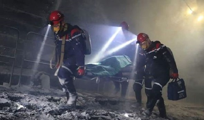 Russia mine explosion