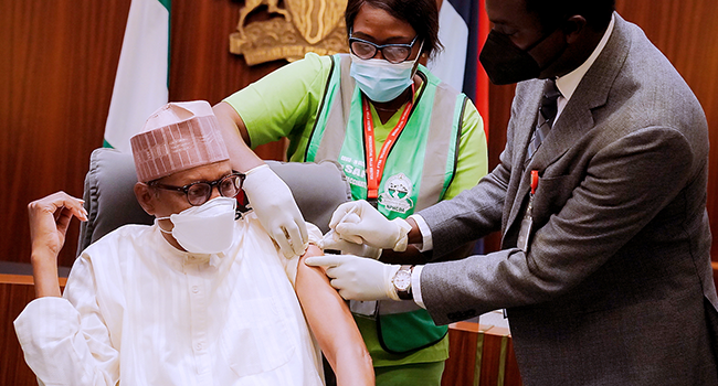 Buhari gets COVID-19 booster shot
