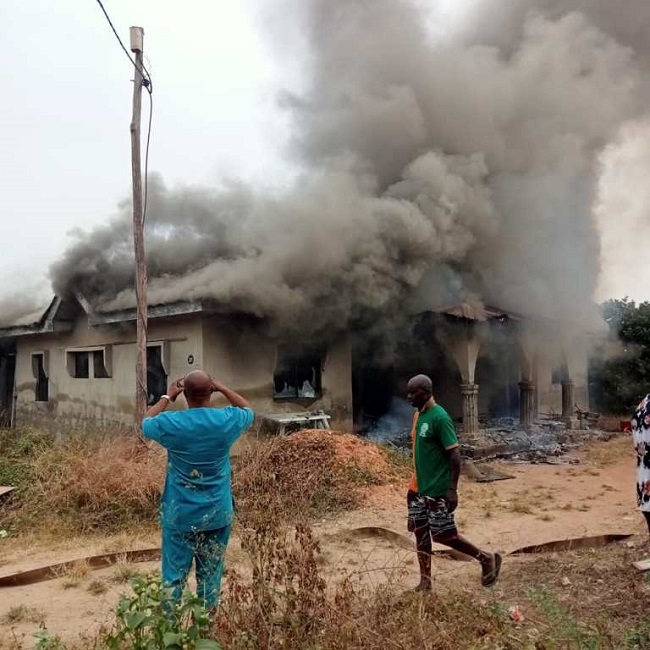 Mob razes pastor's house over killing of teenager in Ekiti