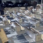 intercept container-load of guns