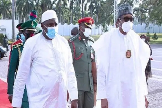 The Gambian president’s inauguration