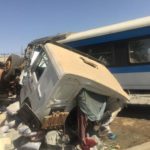 Train crushes Dangote truck tricycle in Kano