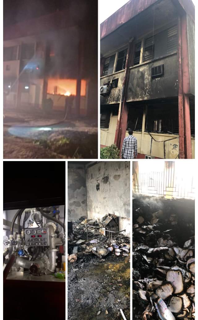 UNICAL mathematics department gutted by fire