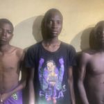 Three teenagers in police
