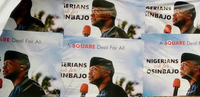 Osinbajo's presidential posters