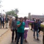 OAU ASUU members protest on campus over unpaid allowances