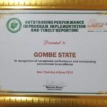 Gombe receives awards for contributions to fight against child malnutrition