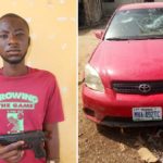 24-year-old arrested by Police for snatching car with toy gun in Niger