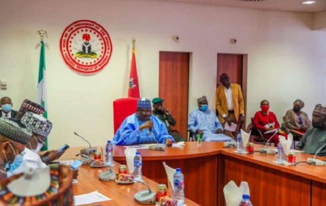 Coalition meets Senate President
