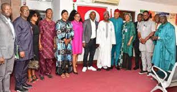 Nollywood actors meet Marwa