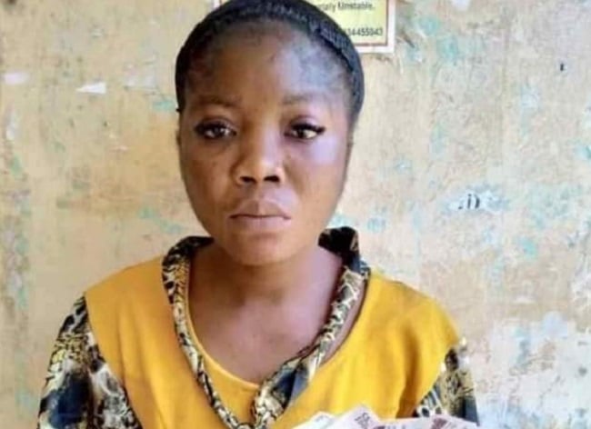 Woman arrested with fake