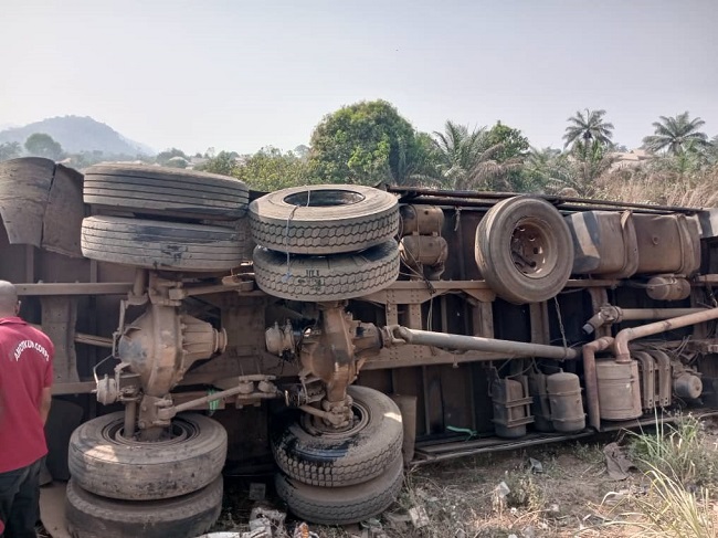 One die as vehicle catches fire