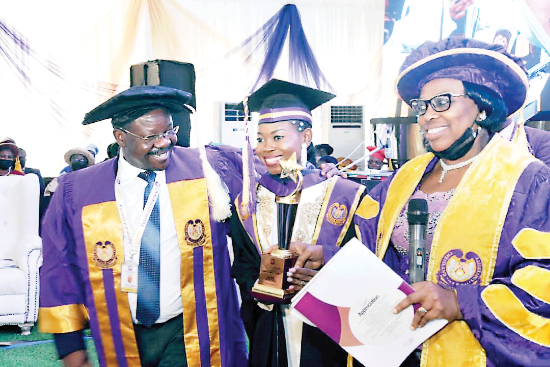 Chrisland University’s best graduating student