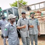 rice-laden Dangote truck