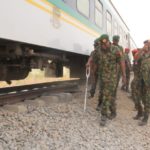 Kaduna-Abuja train: Chief of Army Staff visits scene, orders troops to hunt down attackers