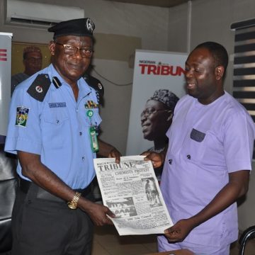 Area Commander Iyaganku pays familiarisation visit to Nigerian Tribune in Ibadan