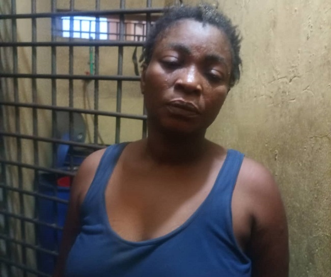 Mother sets daughter ablaze