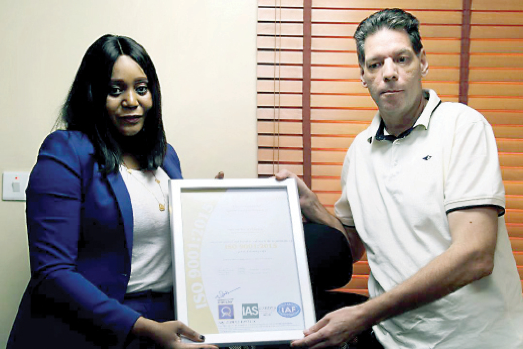 SIFAX terminal bags ISO 9001 quality certification