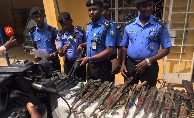 Police parade 200 bandits