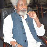 Prof Soyinka delivers