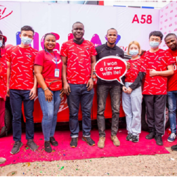 Lucky customer wins Itel BIG DAY Promo