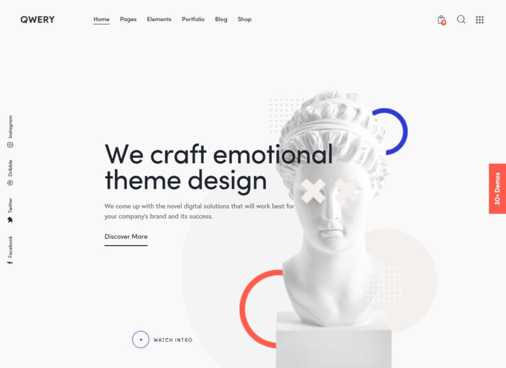 Qwery - Multi-Purpose Business WordPress Theme + RTL