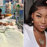 Emotional moment mum kissed Damilola Olakanmi, who died after eating cannabis gummy sweet, goodbye in hospital