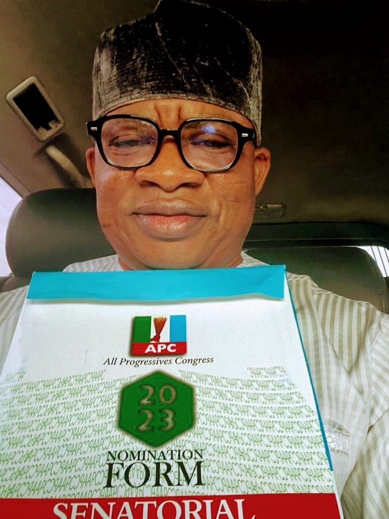 Oyo South 2023: Adegoke obtains nomination forms, says he's the best option