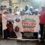 Youths march for Tinubu in Dubai