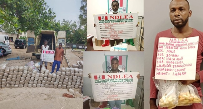 NDLEA intercepts cocaine consignments