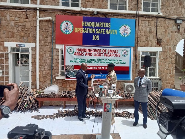 Operation Safe Haven recovers 517 small arms and light weapons