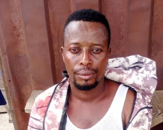 Police arrest land thug