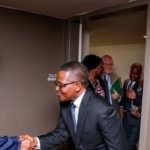 Buhari greets Aliko Dangote