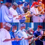 Buhari swears in Commissioners for NPC, ICPC