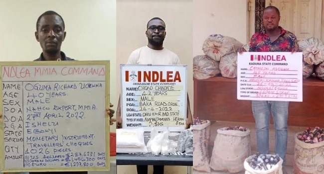 NDLEA intercepts travellers’ cheques