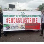 Students Lagos-Ibadan ASUU strike,UNIBEN students shut down,
