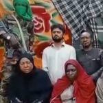 Abducted train passengers