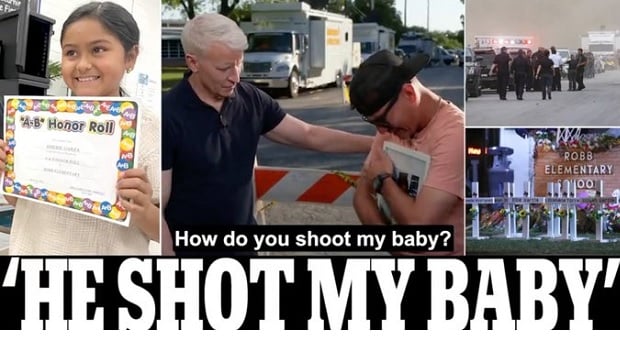 :Anderson Cooper comforts sobbing,