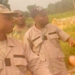 Customs officer assaulting civilian