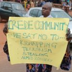 Residents protest incessant kidnappings