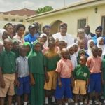 school children mass deworming