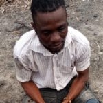 Police arrest land thug,