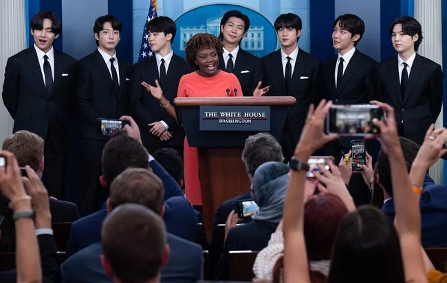 South Korean boy band BTS,