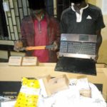 Two robbers arrested while escaping with loot on Apongbon bridge