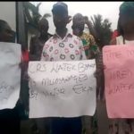 Protesters Director State water