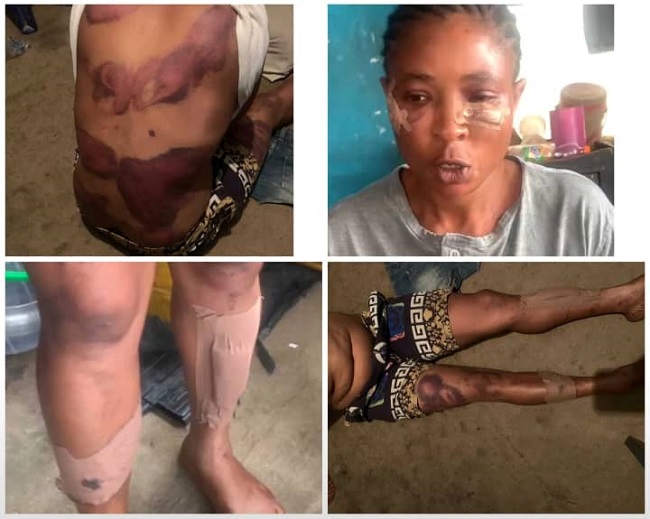 allegedly brutalising woman in Osun,