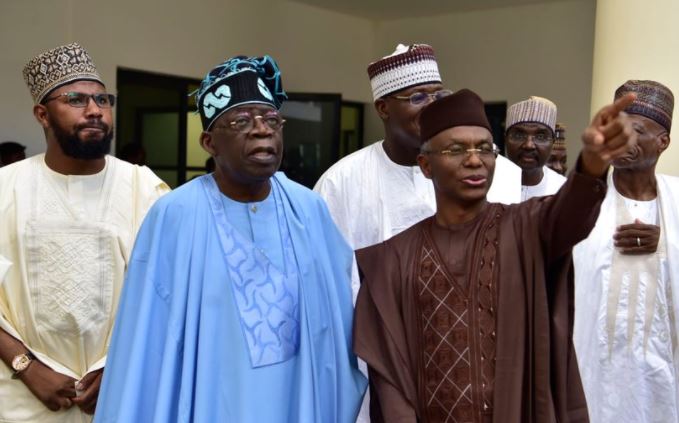 Kaduna 'll give Tinubu, Support group recommends El-Rufai as Tinubu's running mate
